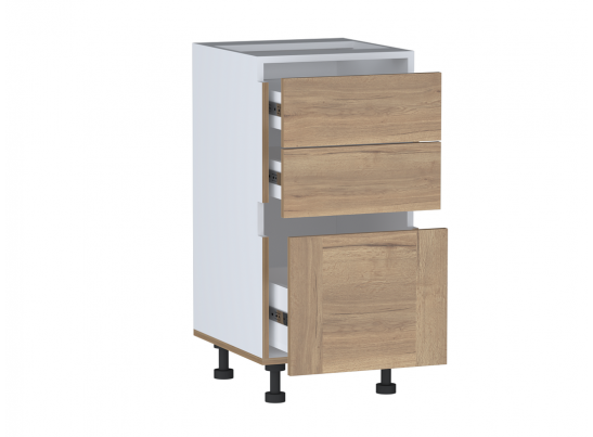 Стол с ящикам "Сити" 40 Дуб Галифакс натуральный в Каменске-Уральском