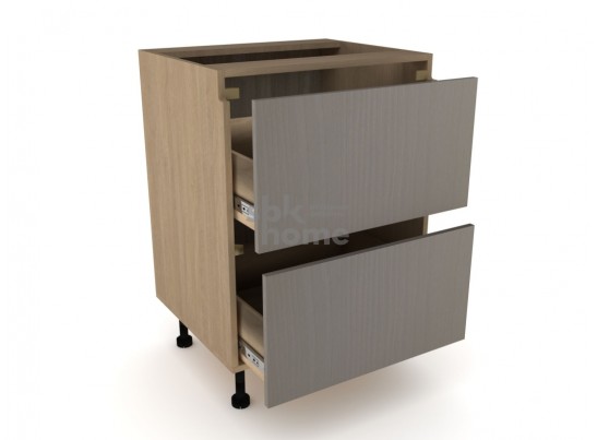 Стол с ящиками СЯ-60 (2), Женева (600*520*870) Дуб Палермо/Серый камень , 22022 в Каменске-Уральском