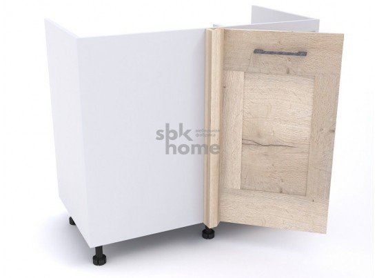 Стол под мойку угловой СМУ-100 правый, Дублин (900*470*820) Дуб галифакс белый, 21615 в Каменске-Уральском