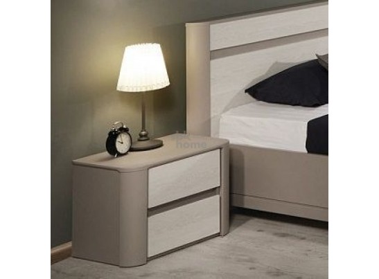 Тумба прикроватная, Лацио (554*398*396) Серый камень, 11006 в Каменске-Уральском