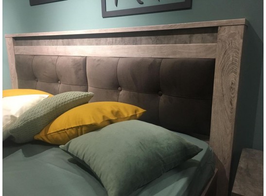 Мягкая вставка изголовья кровати Люкс 1800, Денвер (1760*365*60) Коричневый, 910514 в Каменске-Уральском