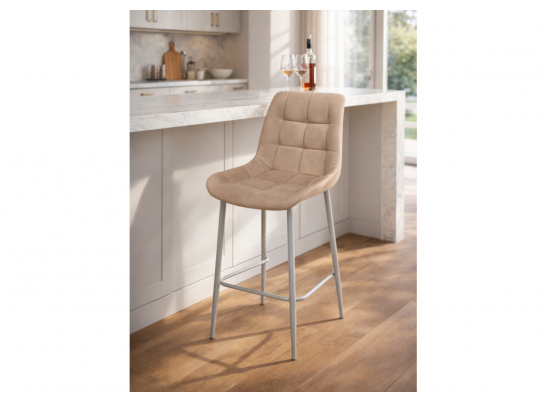 Полубарный стул Челси 360 латте (zd 290) / серый в Каменске-Уральском