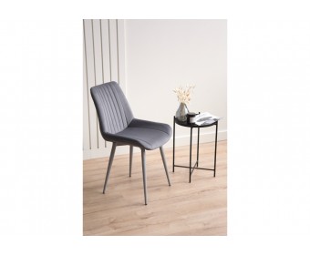 Стул на металлокаркасе Седа темно-серый (zd 995) / серый