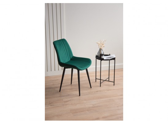 Стул на металлокаркасе Седа зеленый (zd 667) / черный в Каменске-Уральском