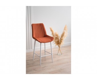 Полубарный стул Седа 360 терракотовый (zd 432) / белый