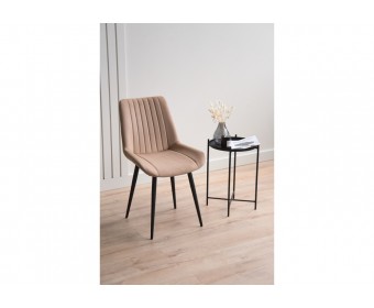 Стул на металлокаркасе Седа 360 бежевый (zd 210) / черный