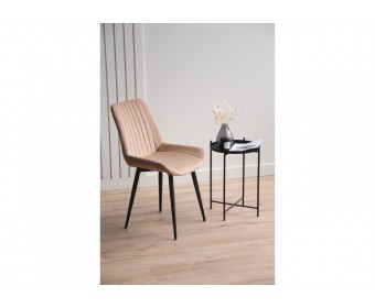 Стул на металлокаркасе Седа 360 бежевый (zd 210) / черный