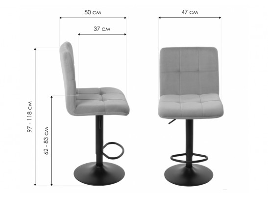 Барный стул Milton бежевый в Каменске-Уральском