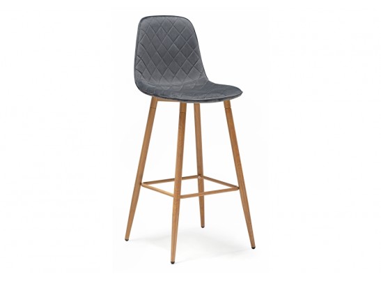 Барный стул Capri dark gray / wood в Каменске-Уральском