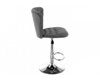 Барный стул Gerom fabric grey