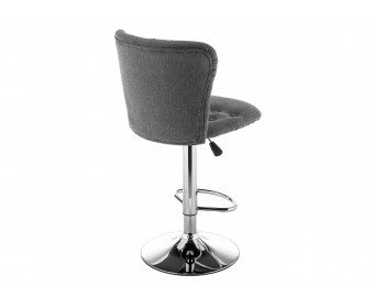 Барный стул Gerom fabric grey