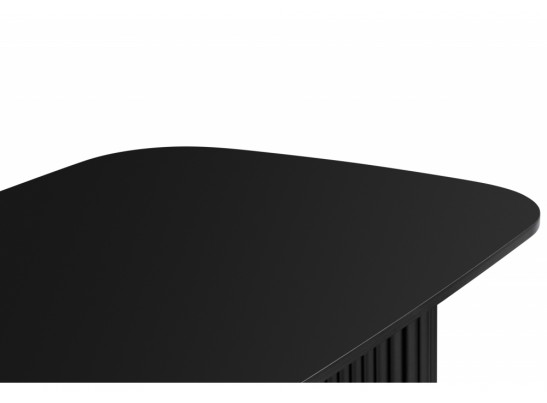 Деревянный стол Бавария B 180 х 90 черная пленка шагрень / черный в Каменске-Уральском