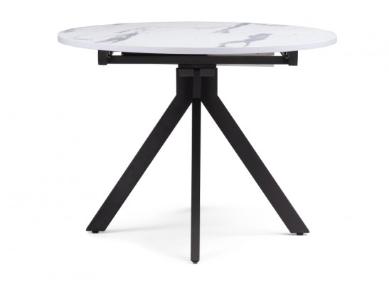 Деревянный стол Бетина мрамор белый / черный в Каменске-Уральском