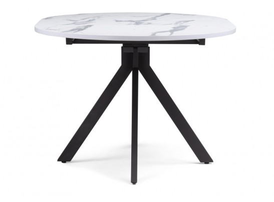 Деревянный стол Бетина мрамор белый / черный в Каменске-Уральском