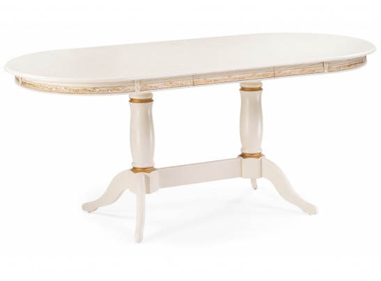 Деревянный стол Джил крем / золотая патина в Каменске-Уральском