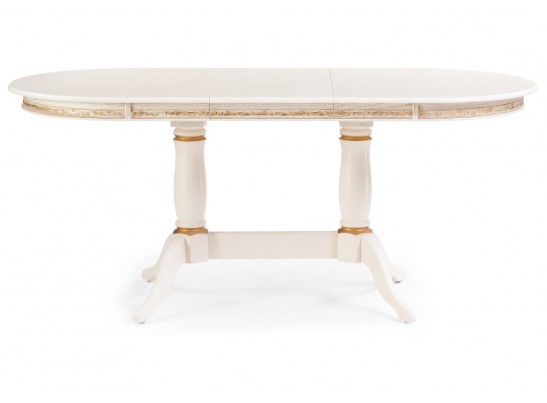 Деревянный стол Джил крем / золотая патина в Каменске-Уральском