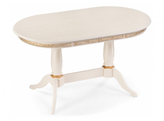 Деревянный стол Джил крем / золотая патина в Каменске-Уральском