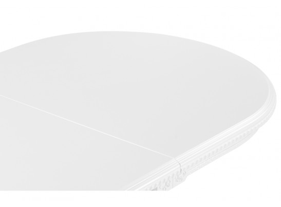 Деревянный стол Эритрин 140(180)х80х77 белый / белый в Каменске-Уральском