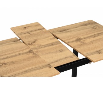 Деревянный стол Марион 110(140) x 68 дуб вотан / черный