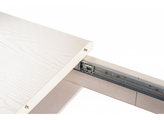 Деревянный стол Паветти 140(184)х85х77 слоновая кость / золото в Каменске-Уральском