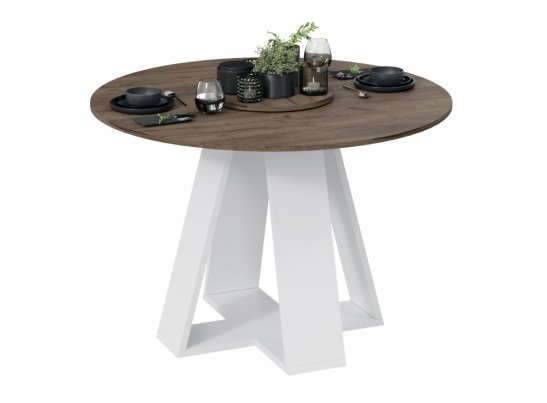 Деревянный стол Райнер белый / дуб крафт золотой в Каменске-Уральском