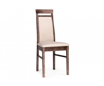 Деревянный стул Амиата бежевый / орех