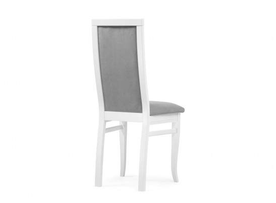 Деревянный стул Давиано серый велюр / белый в Каменске-Уральском