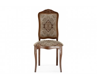 Деревянный стул Эмилин ткань вишня / коричневый