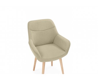 Деревянный стул Флюид бежевый (zd 210) / светлое дерево