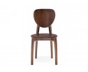 Деревянный стул Окава венге коричневый жесткий в Каменске-Уральском