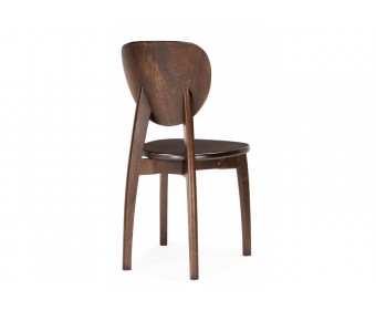 Деревянный стул Окава венге коричневый жесткий