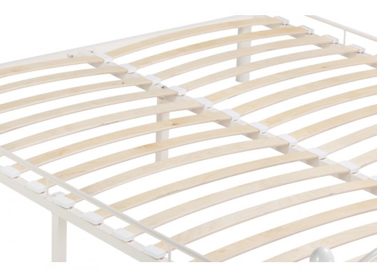 Двуспальная кровать Виктори 2 160х200 белая в Каменске-Уральском