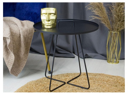 Журнальный столик Sheffilton SHT-CT42 черный муар в Каменске-Уральском