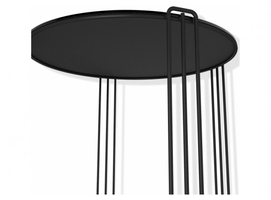 Кофейный столик SHT-CT34 черный глянец / черный муар в Каменске-Уральском