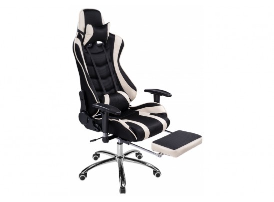 Компьютерное кресло Kano 1 cream / black в Каменске-Уральском