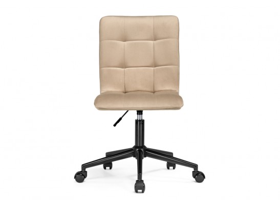 Компьютерное кресло Квадро бежевый / черный в Каменске-Уральском