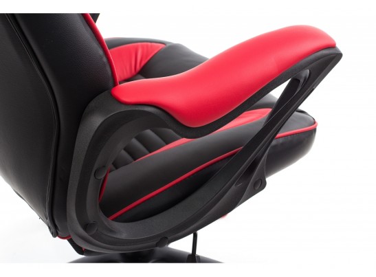 Компьютерное кресло Leon красное / черное в Каменске-Уральском