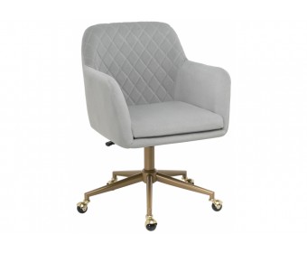 Компьютерное кресло Molly grey / gold