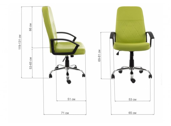 Компьютерное кресло Vinsent зеленое в Каменске-Уральском