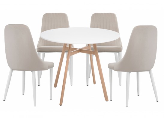 Обеденная группа Ада white / beige в Каменске-Уральском