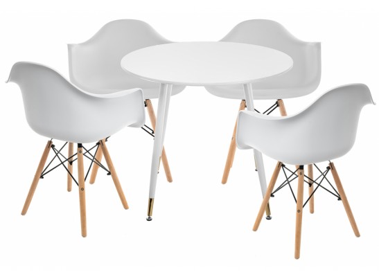 Обеденная группа Амител white / wood в Каменске-Уральском