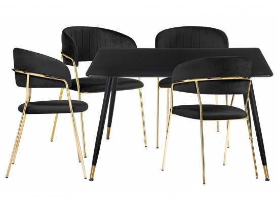 Обеденная группа Урасу black / gold в Каменске-Уральском