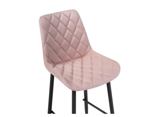 Полубарный стул Баодин К Б/К розовый / черный в Каменске-Уральском