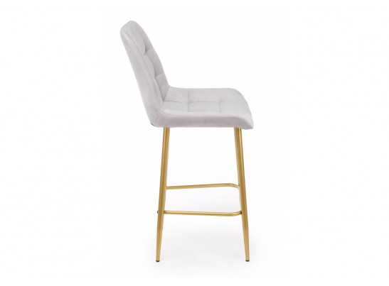 Полубарный стул Челси светло-серый (zd 960) / золотой в Каменске-Уральском
