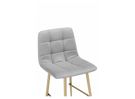 Полубарный стул Чилли Мини светло-серый (zd 960) / золотой в Каменске-Уральском