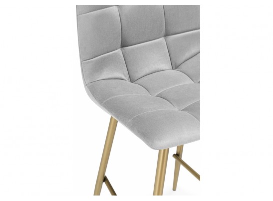 Полубарный стул Чилли Мини светло-серый (zd 960) / золотой в Каменске-Уральском