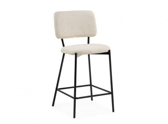 Полубарный стул Reparo bar beige / black в Каменске-Уральском