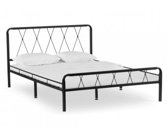 Полутораспальная кровать Иоханна 18 120х200 черная