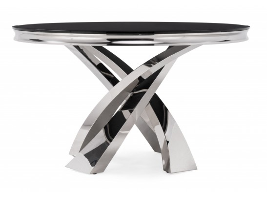 Стеклянный стол Komin 1 130х76 черный в Каменске-Уральском