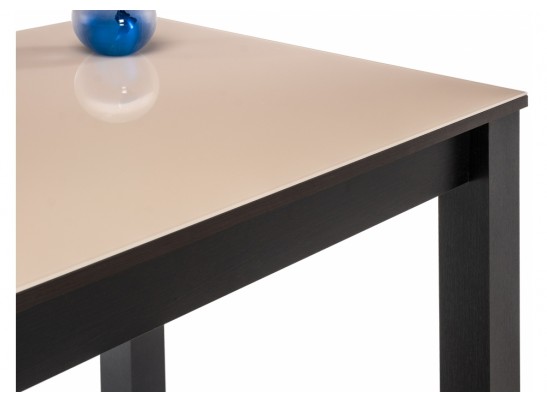 Стеклянный стол Раймунд бежевый / венге в Каменске-Уральском